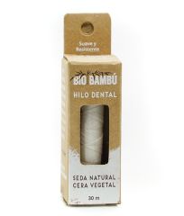 köpa BIOBAMBU Naturligt sidentandtråd med vegetabiliskt vax 30 meter Förbi 5,50€