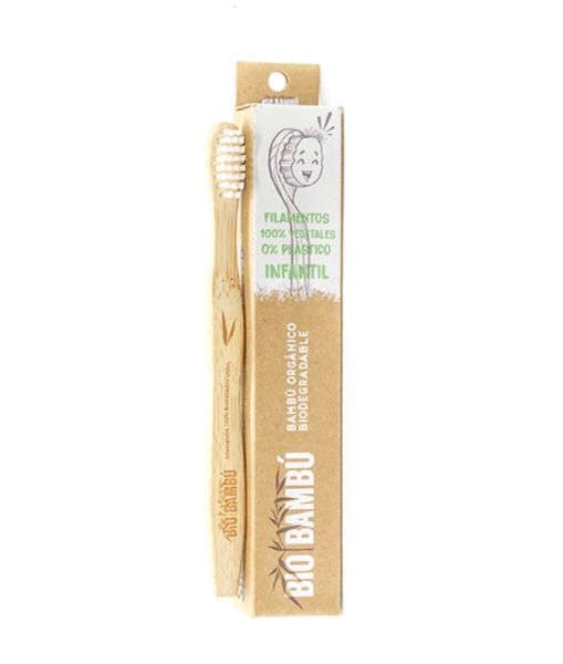 Brosse à Dents Enfant 0% Plastique - BIOBAMBU