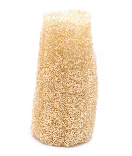 Esponja de luffa exfoliante corporal pequeña