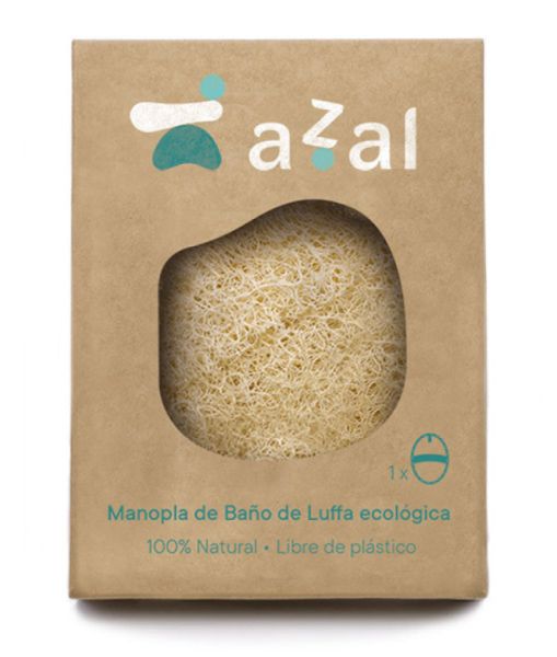 Ovale luffa body want met handvat - AZAL