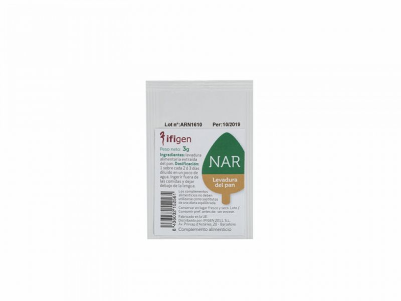 NAR Bread Yeast Sachet 3 g Phyt Herbs - IFIGEN