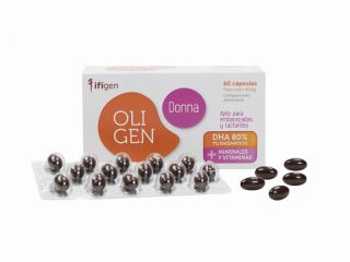 Comprar IFIGEN Oligen Donna DHA 80% TG Enzimàtic 60 càpsules Per 22,13€