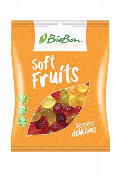 Balas de goma sabor fruta 100 gr - BIOBON