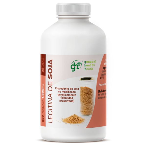 Lecitina De Soja 1600 mg 200 Perlas - GHF