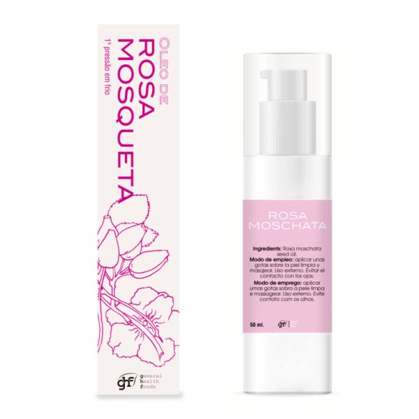 Huile de rose musquée 100 % pure, 50 ml (sans essence)