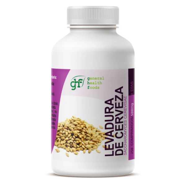 Levadura de cerveza 500 mg 250 Comprimidos - GHF