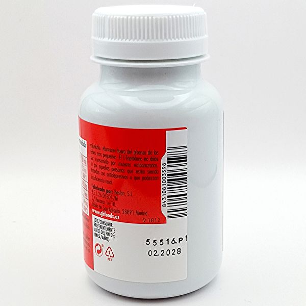 Complesso di melatonina Magnesio + Triptofano + Vitamina B6 550 mg 60 Capsule Img 4