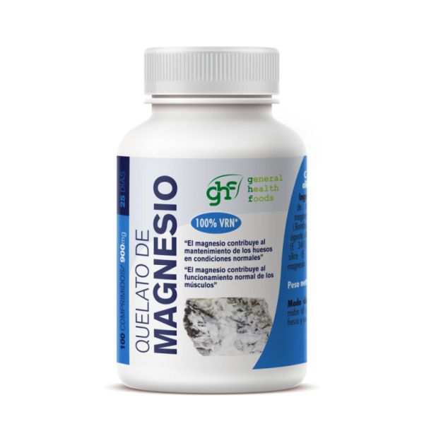 Chélate de Magnésium 800 mg 100 Comprimés - GHF