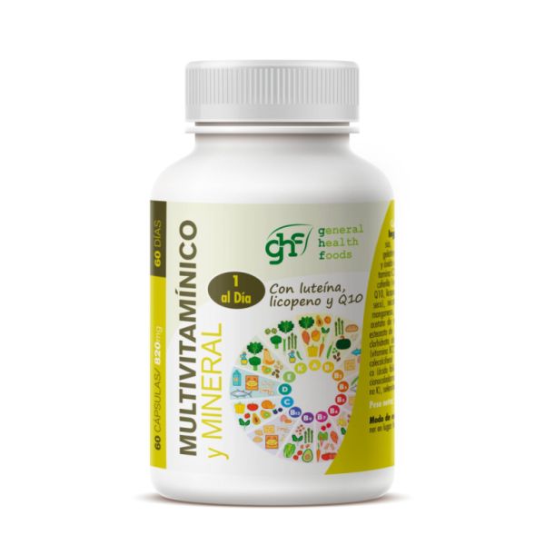 Multivitamines et Minéraux 1 par jour 820 mg 60 Gélules