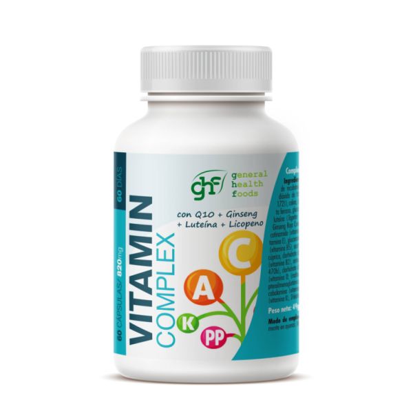 Vitamin Complex 1 a day 820 mg 60 Capsules - GHF