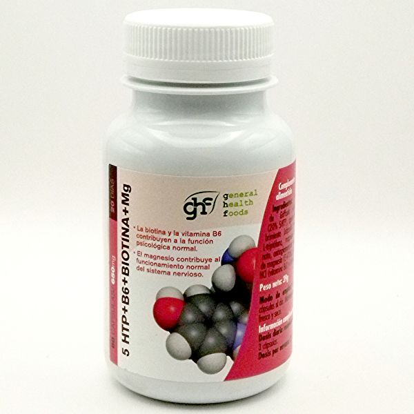 5HTP + B6 + Biotin + MG 650 mg 60 Kapseln - GHF Img 2