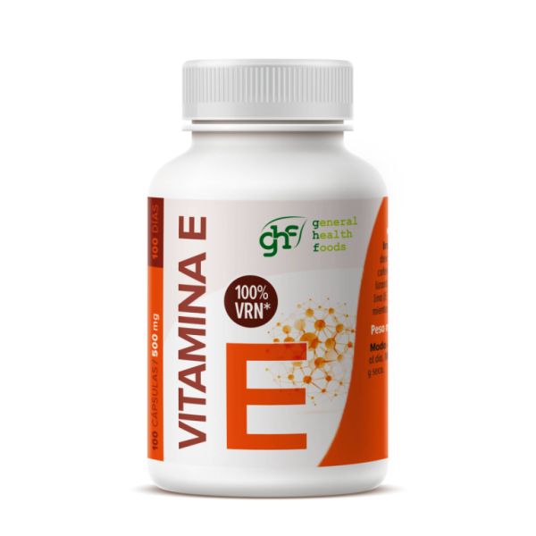 Vitamin E 500 mg 100 Capsules - GHF