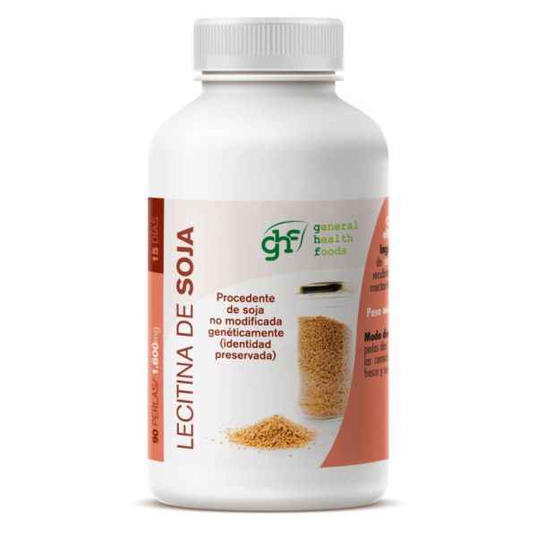 Lecitina De Soja 1600 mg 90 Perlas - GHF