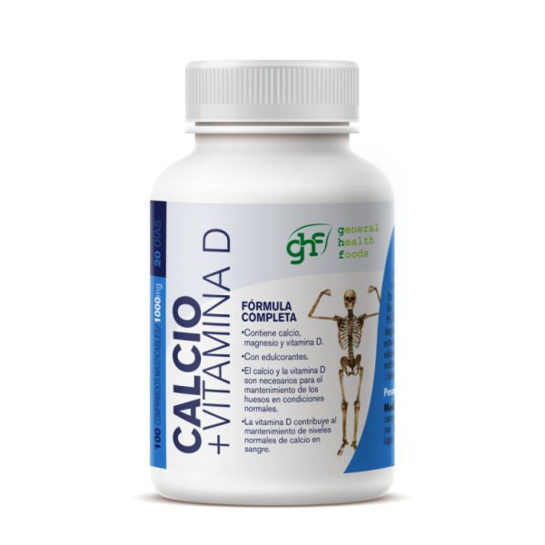 Calcium + Vitamin D 1 g Chewable Tablets 100 Units