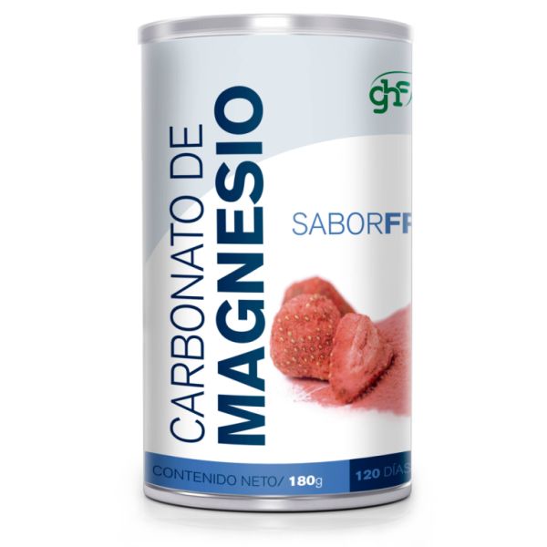 Carbonat De Magnesi Sabor Maduixa 180 g Pols - GHF