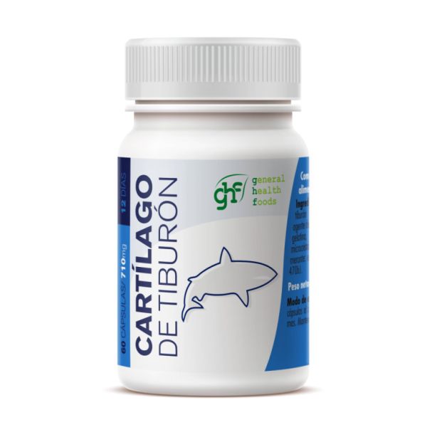 Cartilagem de Tubarão 721 mg 60 Cápsulas - GHF