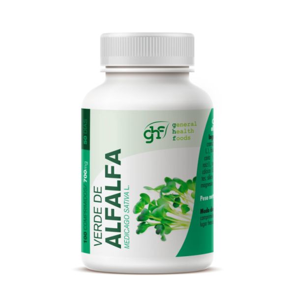 Alfafa Verde 700 mg 100 Comprimidos - GHF