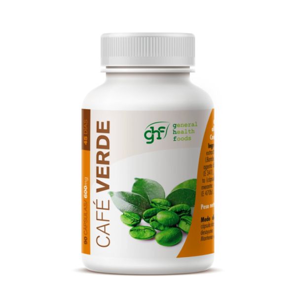 Groene Koffie 600 mg C Veganistische capsules 90 eenheden