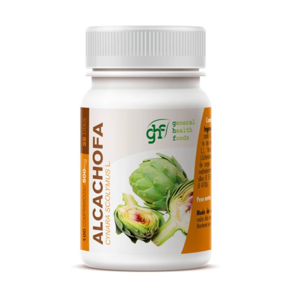 Alcachofa 500 mg 100 Comprimidos - GHF