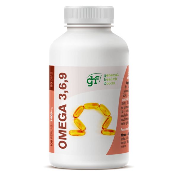 Omega 3, 6, 9 1400 mg 100 Parels - GHF