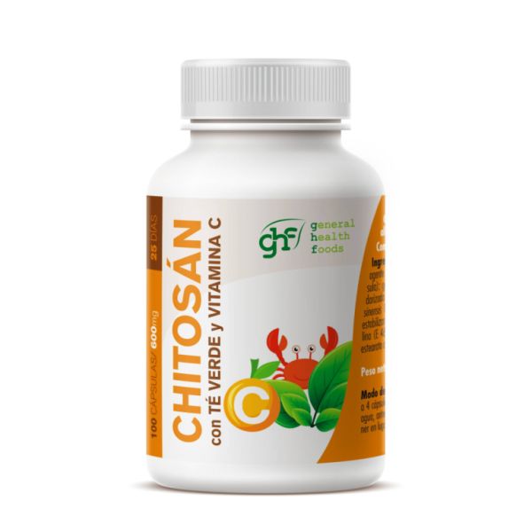 Chitosan Green Tea and Vitamin C 100 Capsules