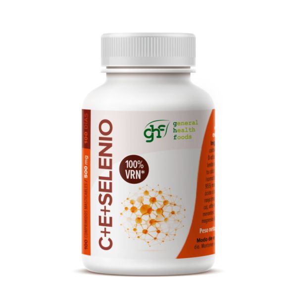 C + E + Selen 500 g 100 Kautabletten - GHF