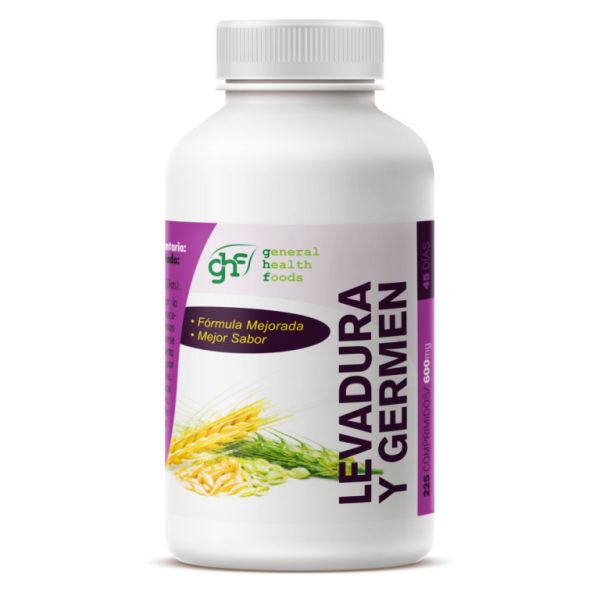 Levadura y Germen 600 mg 225 Comprimidos - GHF