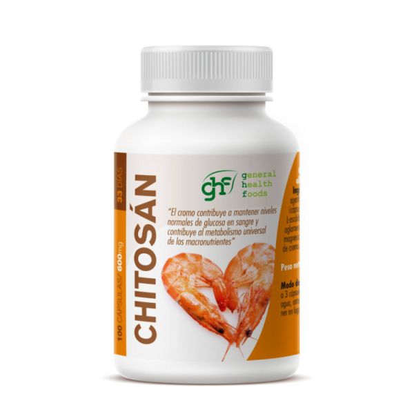 Chitosan 500 mg Cápsulas 100 Unidades - GHF