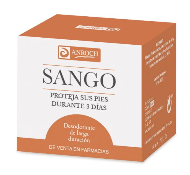 DÉODORANT CRÈME PIEDS SANGO 100 gr - ANROCH