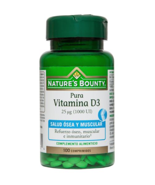 Vitamin D3 25 mcg (1000UI) 100 tabletter