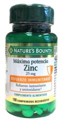 Buy NATURE'S  BOUNTY Zinc Maximum Power 25 mg 100 Coated Tablets By 9,95€