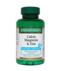 Buy NATURE'S  BOUNTY Calcium Magnesium and Zinc 100 Coated Tablets By 10,75€