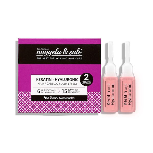 PACK 2 AMPOLLAS KERATINA-HIALURONICO 10ML