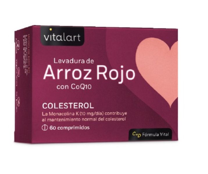 Arròs Vermell CoQ10 60 Comprimits - VITALART