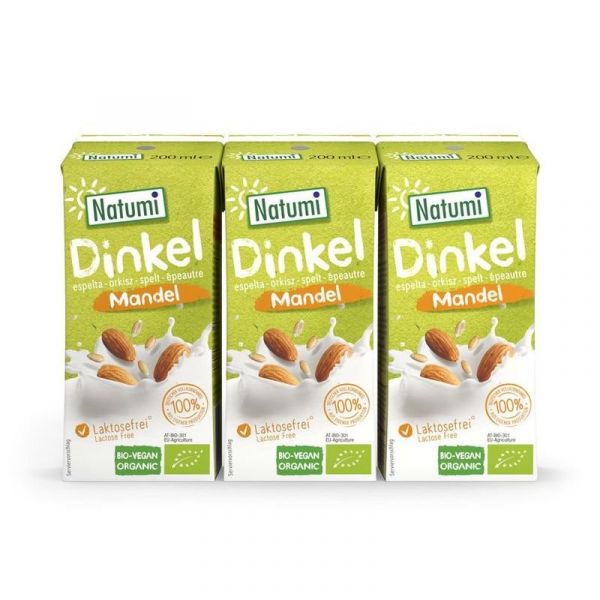 DINKELDRINK MANDEL 3 X 200ML BIO - NATUMI