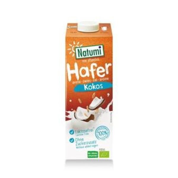 BEBIDA DE AVEIA DE COCO BIO 1 L - NATUMI