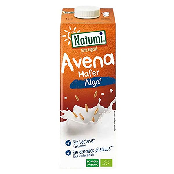 BEBIDA BIO DE AVEIA COM ALGA 1 litro - NATUMI