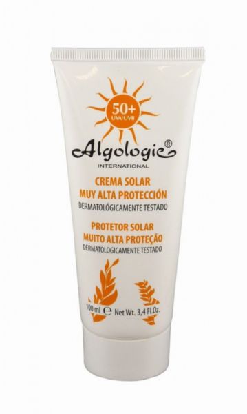 Crema solar facial factor 50+ 100 ml - ALGOLOGIE