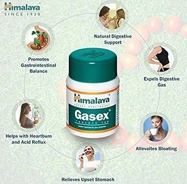 Gasex 60 Caps - HIMALAYA Img 4