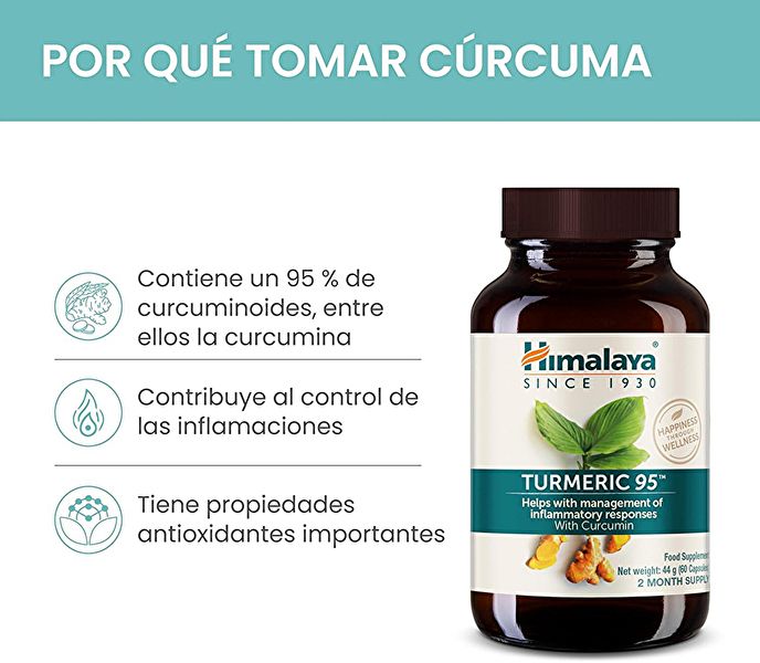 Cúrcuma 60 Cápsulas - HIMALAYA Img 3