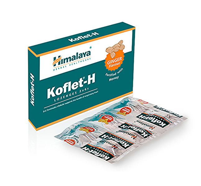 Koflet Gember Keelpillen 2 X 6s - HIMALAYA