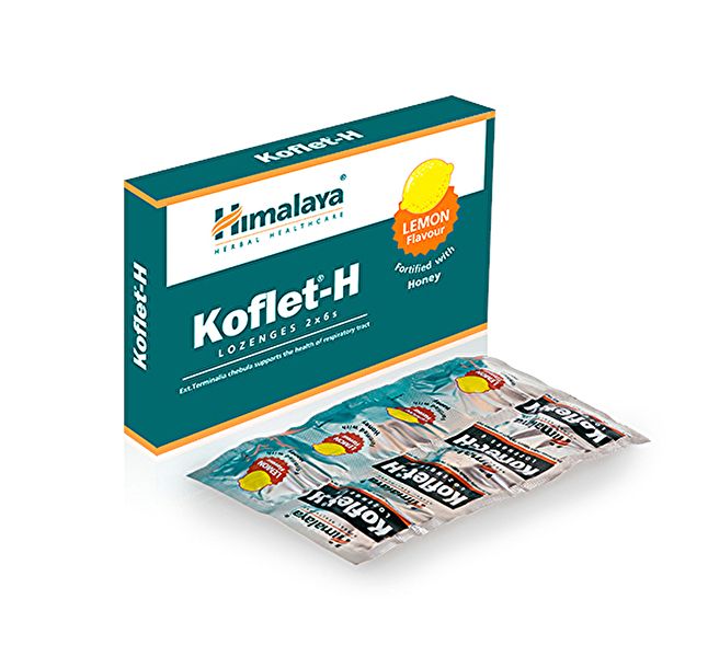 Koflet halspiller citron 2 X 6s - HIMALAYA