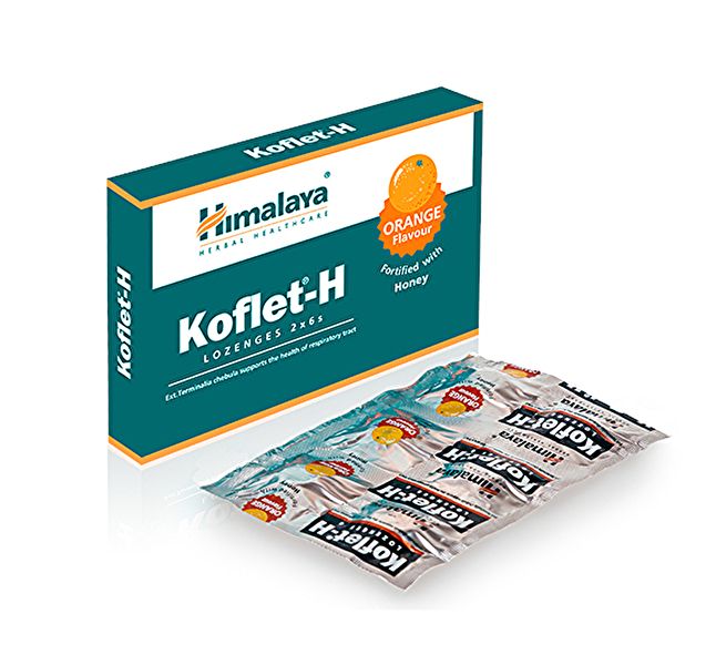 Comprimidos para Garganta Koflet Laranja 2 X 6s