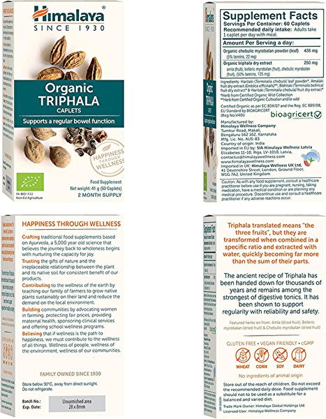 Triphala 60 Caps - HIMALAYA Img 2