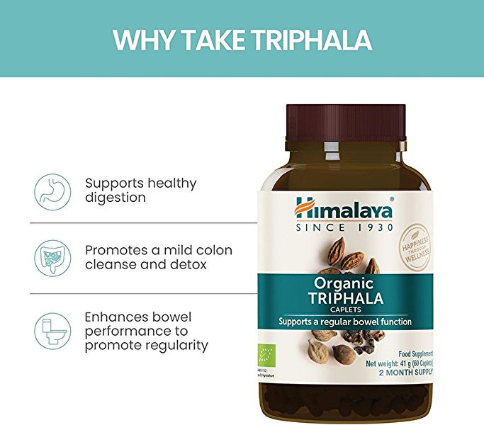 Triphala 60 Caps - HIMALAYA Img 3