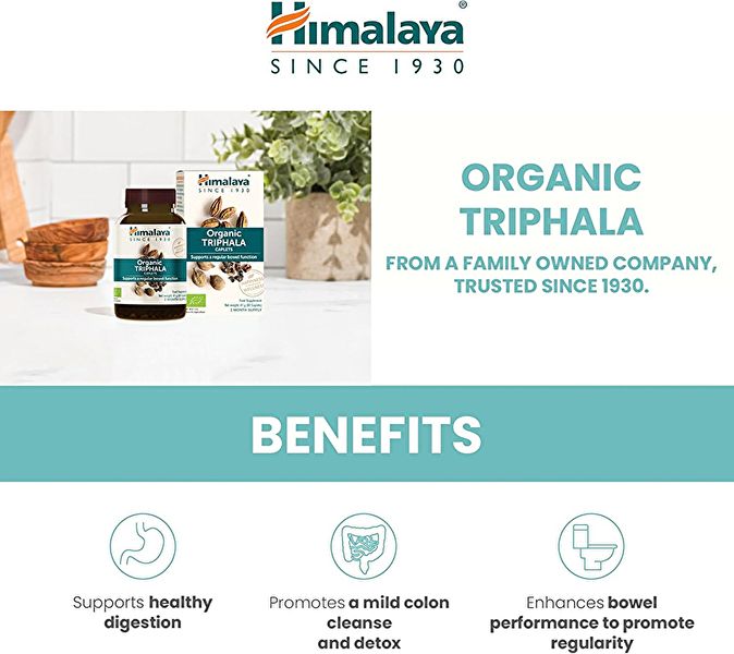 Triphala 60 Caps - HIMALAYA Img 7