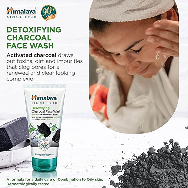 Charcoal Detox Ansiktsrengöring 150 ml - HIMALAYA Img 4