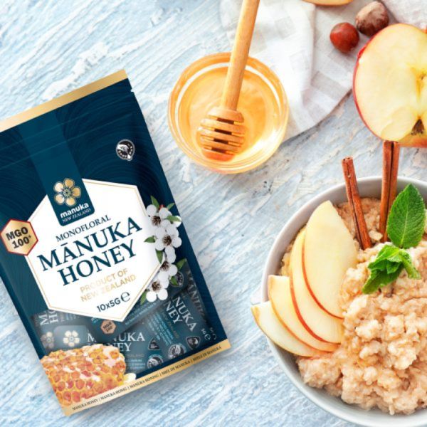 Monofloral Manuka Honey MGO 100+ Enkeldos 10 påsar à 5 g Img 2