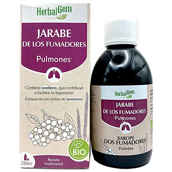 Jarabe de los Fumadores Bio 250 ml. Alivio rápido tos y mejora respiración Img 2