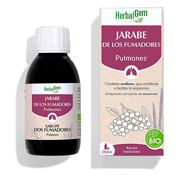 Jarabe de los Fumadores Bio 250 ml. Alivio rápido tos y mejora respiración